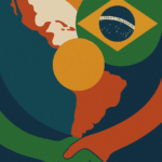 imagem abstrata de duas mão se cumprimentando.